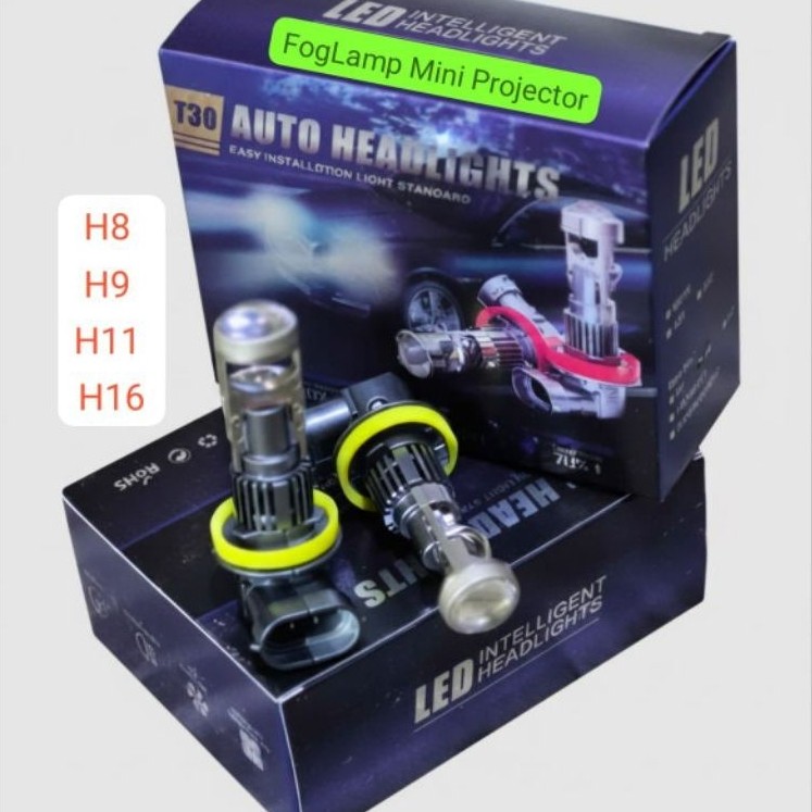 LED Foglamp Mini Projector H8 H9 H11 H16 12V csp
