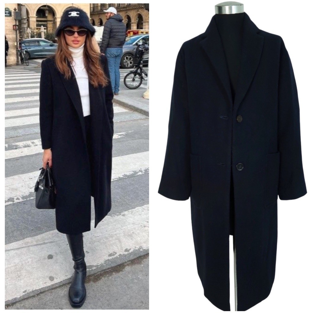 Women coat in navy brand Global work
