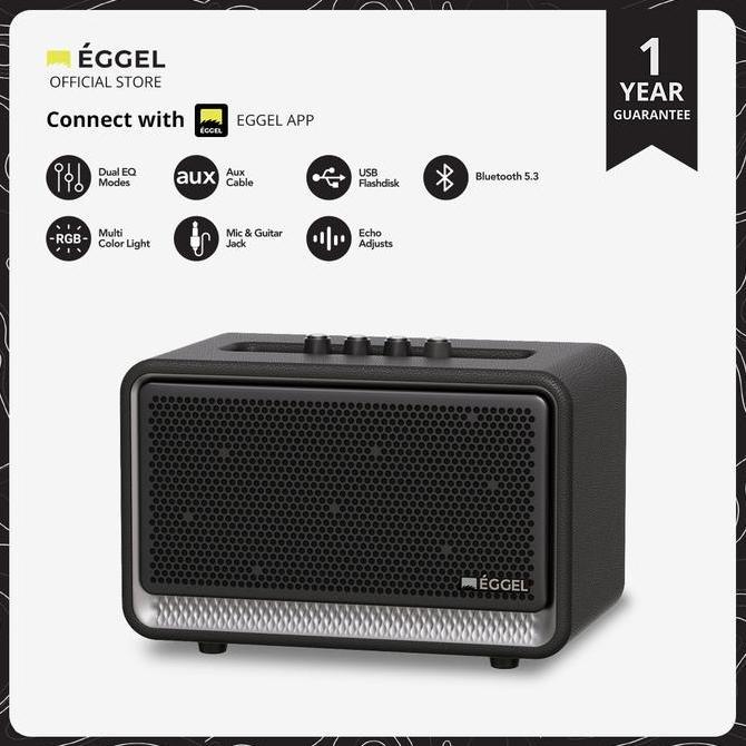 Eggel Home 3 Portable Bluetooth Speaker with Karaoke Function
