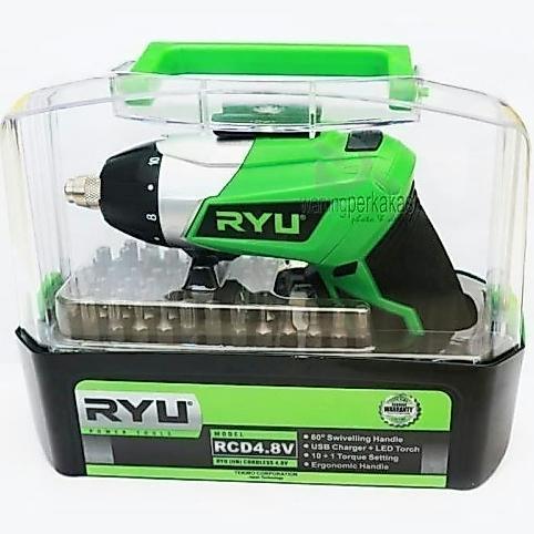 Ryu Bor Obeng Listrik Mini / Cordless Screwdriver Rcd 4.8V