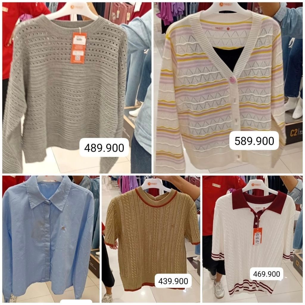 Blouse Triset Terbaru New Arrival