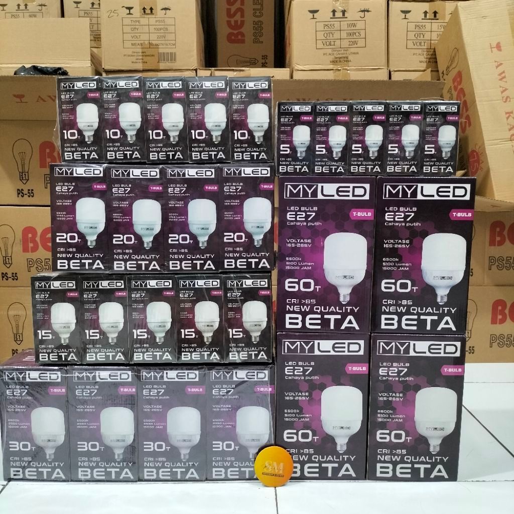 (10 Pcs) PAKET MYLED BETA 5T / BETA 10T / BETA 15T / BETA 20T / BETA 30T / BETA 40T / BETA 50T / BET