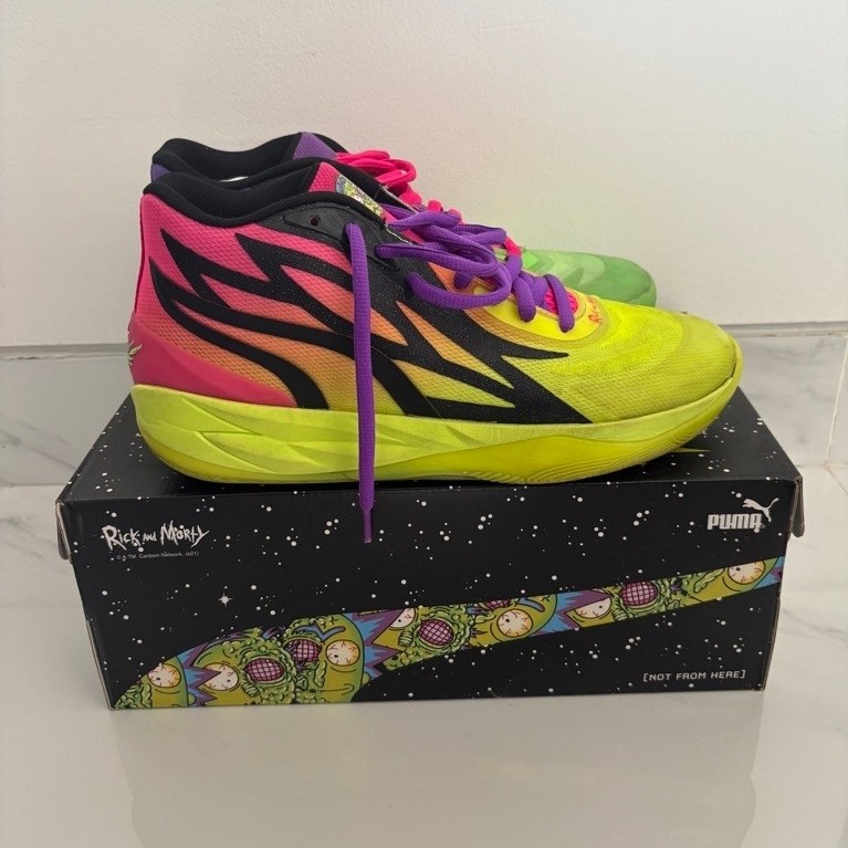 sepatu basket puma mb.02 rick and morty second size 41 ORI