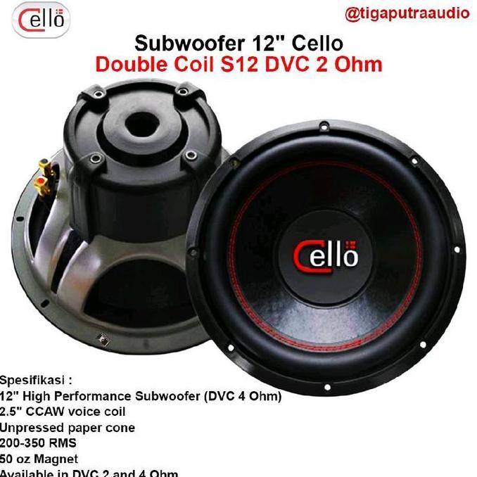Rara Atri - Subwoofer Cello 12 Inch S12 | Cello 10 Inch S10 Terbaru 
