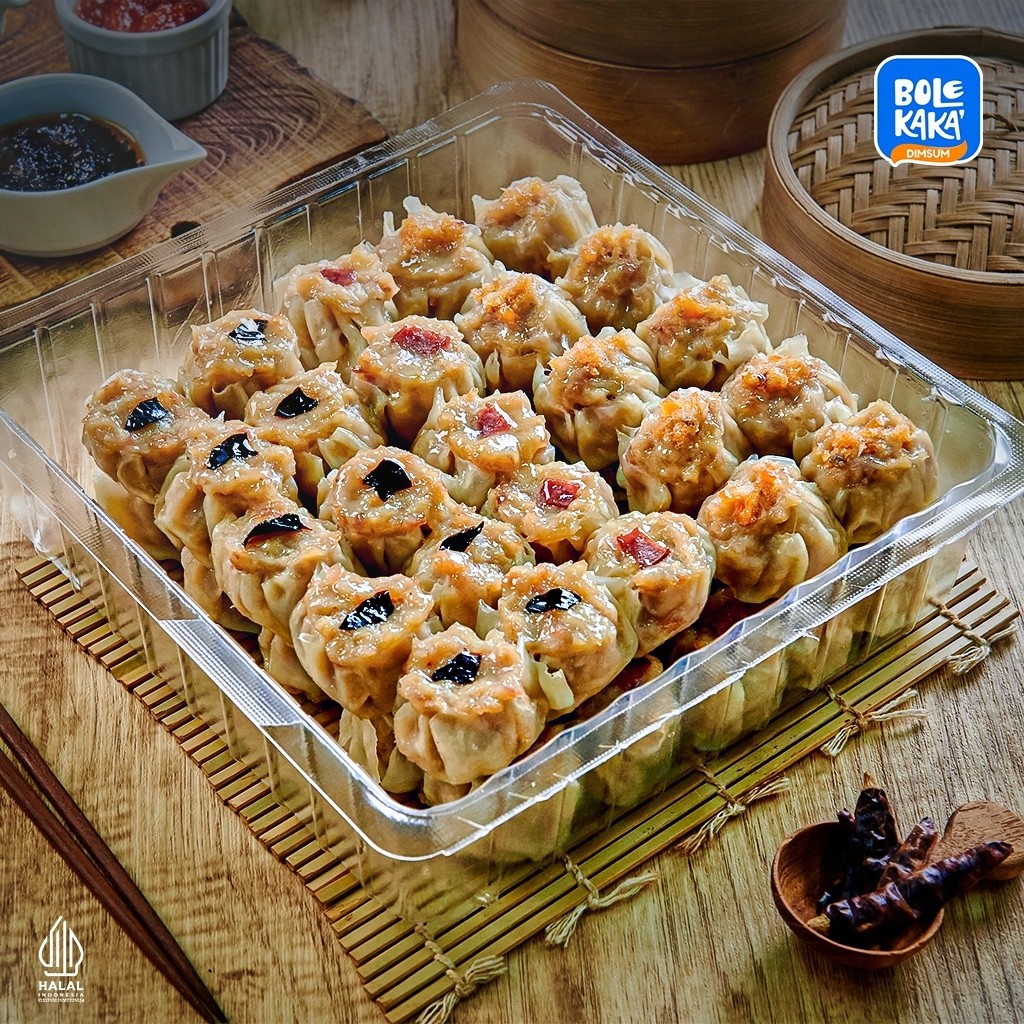 DIMSUM MIX AYAM SALMON ISI 50 PCS / BOLEKAKA DIMSUM/ PABRIK DIMSUM