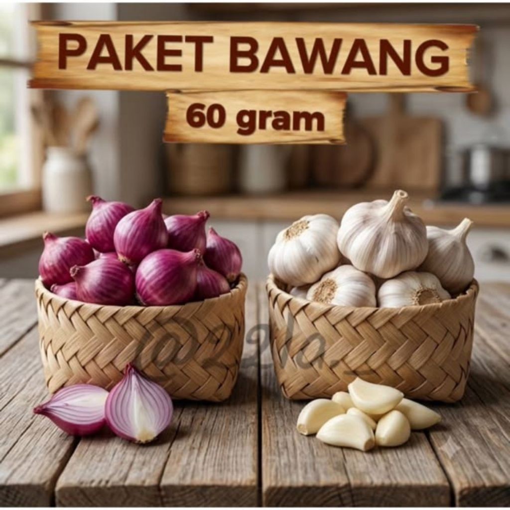 PAKET BAWANG 60 GRAM BWG MRH BWG PTH