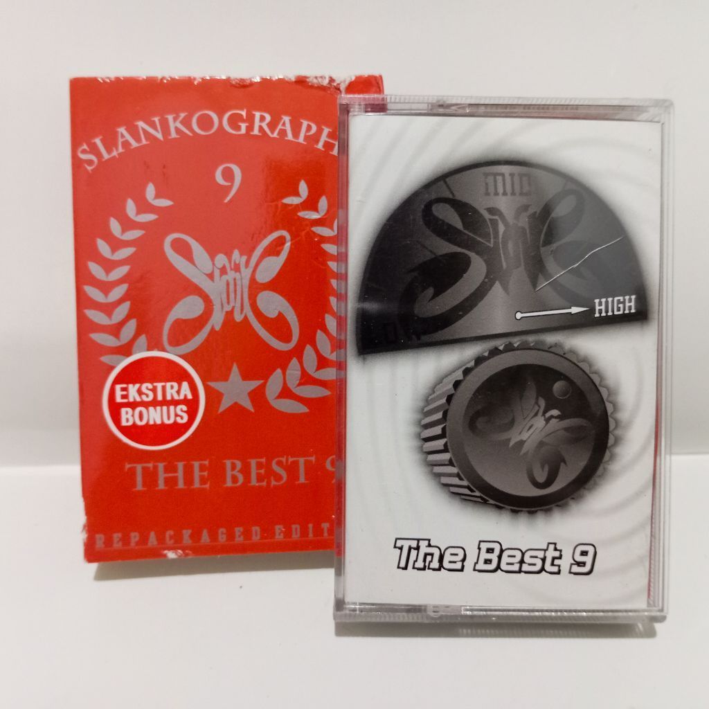 Kaset Slank The Best 9 / Merah 9 Open Segel (Masih Ada Bonus)