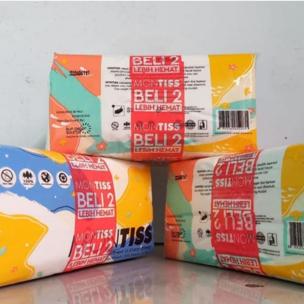 Tisu promo montis (2pcs) tisu murah/tisu promo/tisu montis/montis