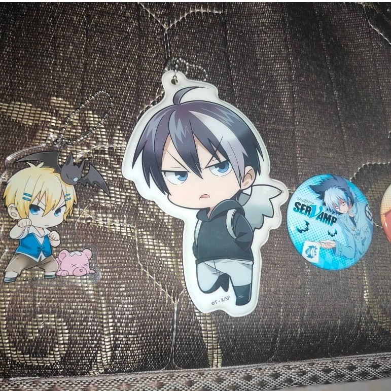 SERVAMP ANIME SERVANT VAMPIRE MANGA HOBI KOLEKSI GANCI KEYCHAIN MAHIRU LICHT KURO