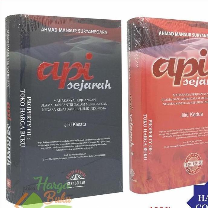 Paket 2 Buku Api Sejarah Jilid 1 dan 2 - Sejarah Islam Lengkap di Indonesia