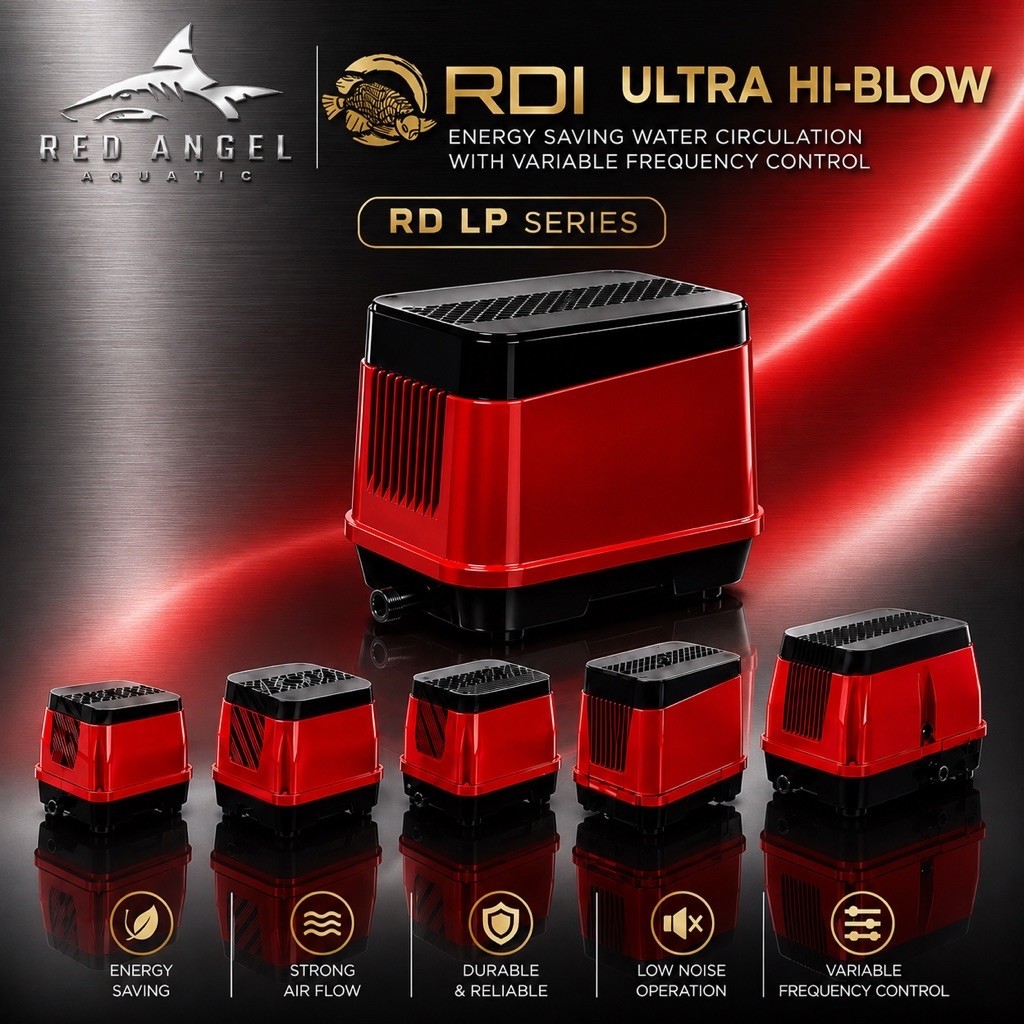 (GARANSI+BONUS) AERATOR KOLAM RDI-LP SERIES ULTRA HI-BLOW AQUARIUM POND