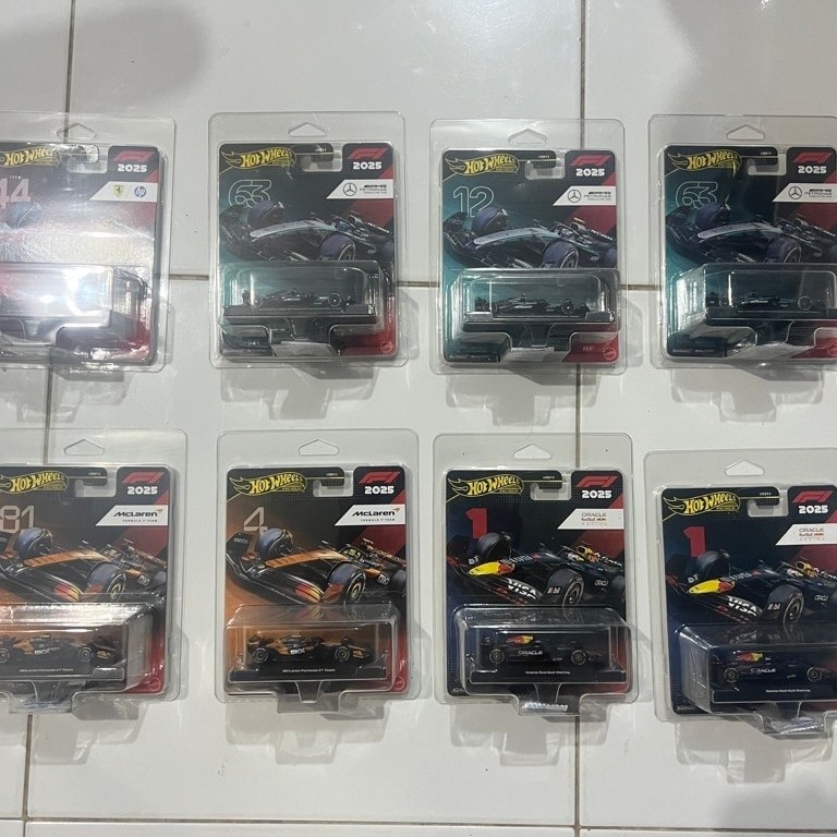 Hotwheels F1 Premium Set