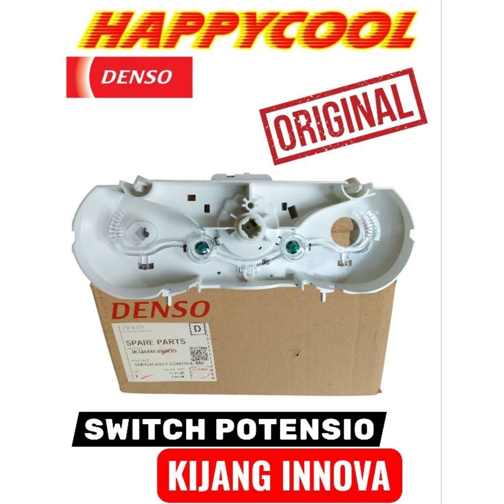 Switch Control Putar Potensio Panel Saklar AC Mobil Kijang Innova Denso Asli Original 8960