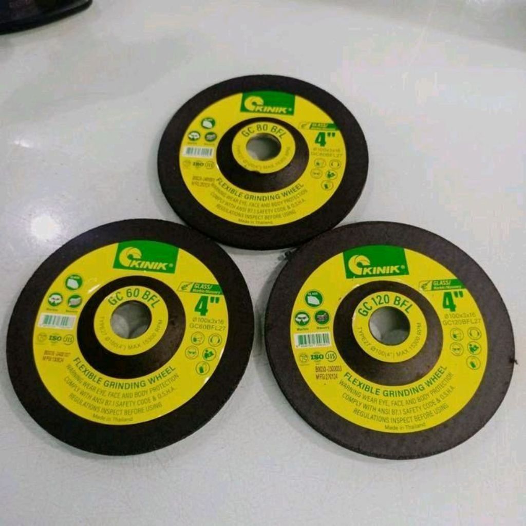 Flexible Kinik 4in untuknpoles/grinding permukaan batu, keramik, kaca