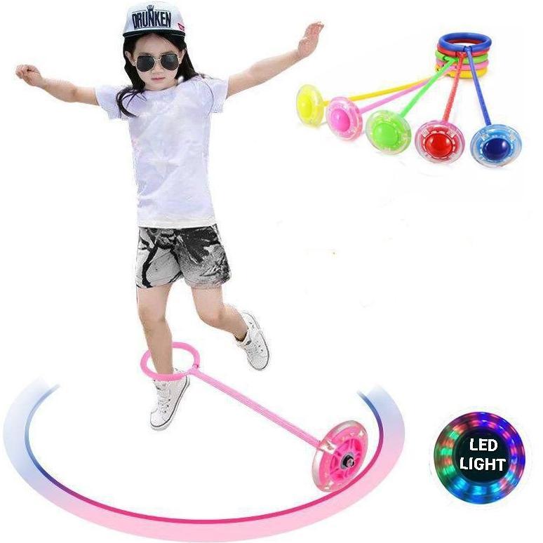 hula hoop KAKI  hulahoop kaki LED Mainan Sehat Hulahup Kaki Lampu Nyala Hula Hoop Jumpball Yoyo Flas