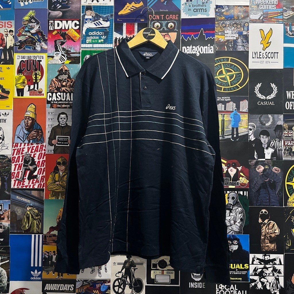 Long Sleeve / Polo Shirt / Rugby Shirt / Vintage / Second / ASICS