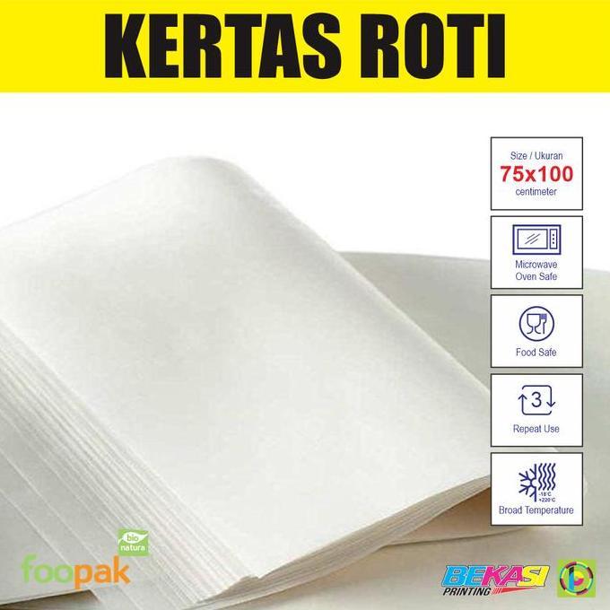 Kertas Roti White Paper Plano 75x100 cm