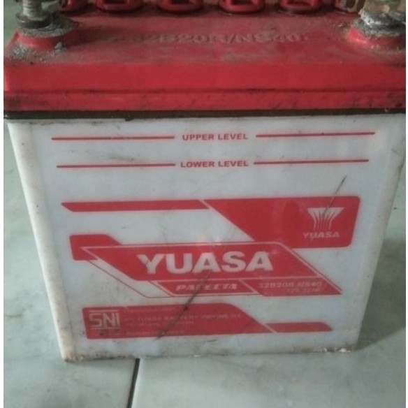 Aki Bekas Yuasa NS40 32B20R Daya 12v 32ah