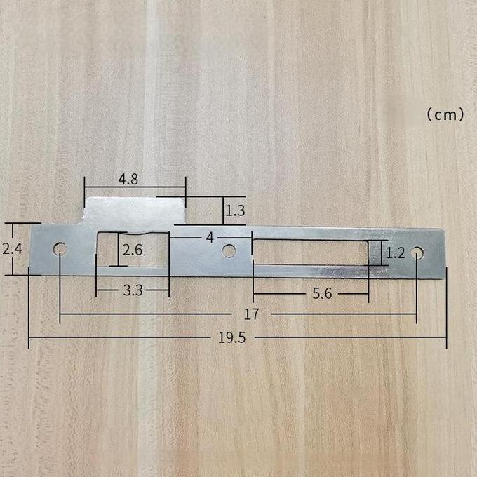 KASDIUM Plat Body Rumah Kunci Mortise Dekson / Strike Plate Pintu / Strike Plate Dekkson Mortise Loc