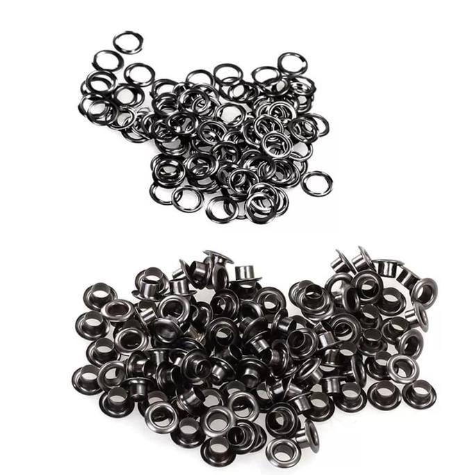 Mata Ayam Eyelet 4Mm Black Nikel (Kode 201)