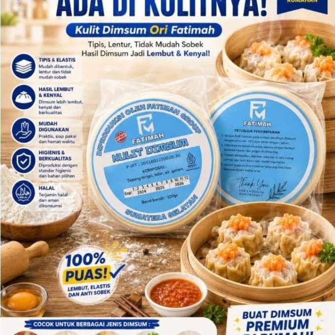 kulit dimsum tipis Uk. 8cm