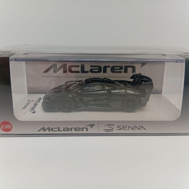 Mclaren senna GTR black carbon CM model