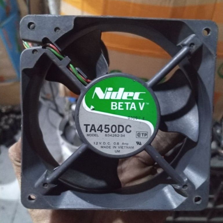 KIPAS HIGH SPED 12×12 12V 0.8A NIDEC