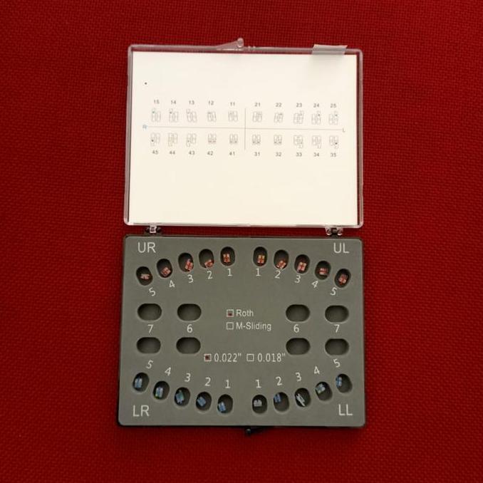 SAPPHIRE BRACKET 3B ORTHO Roth 0.022 345W/HK BR212-35 (20 pcs/set)