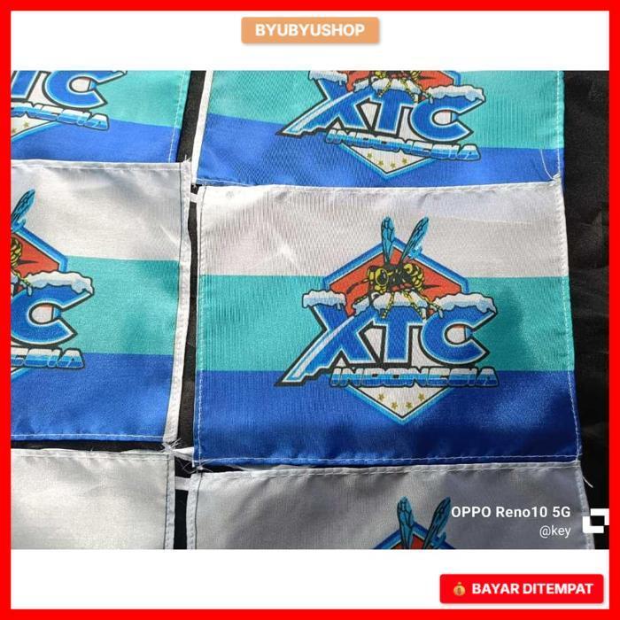Bendera Motor Xtc Bendera Xtc Kecil Buat Di Spion Motor Bendera Printing