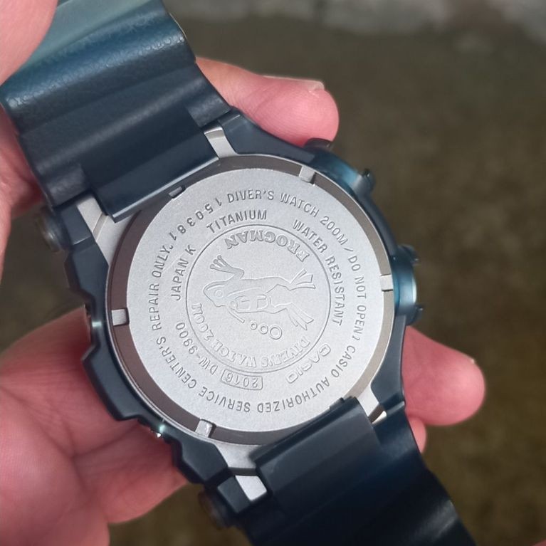 gshock g-shock frogman dw9900 dw-9900 dw9900bs dw-9900bs "blue skeleton" original