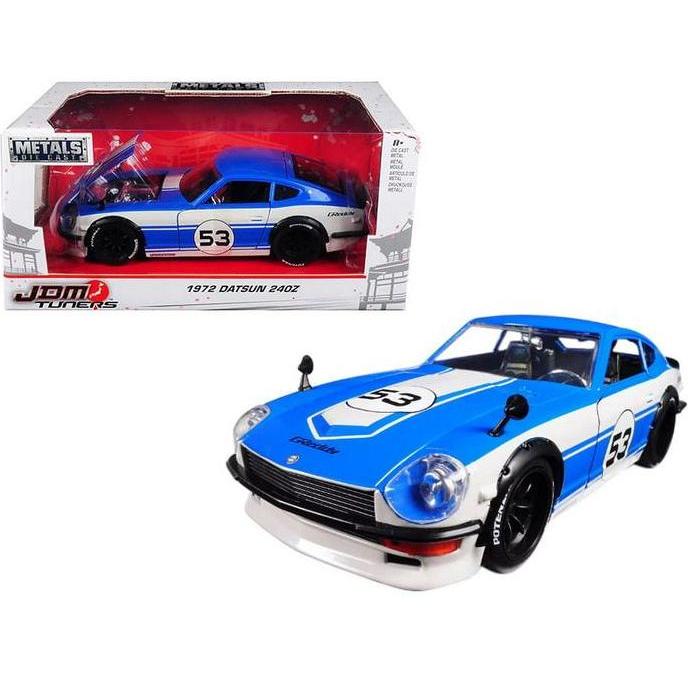 Jada - JDM tuners 1972 Datsun 240Z - Biru - Skala 1:24