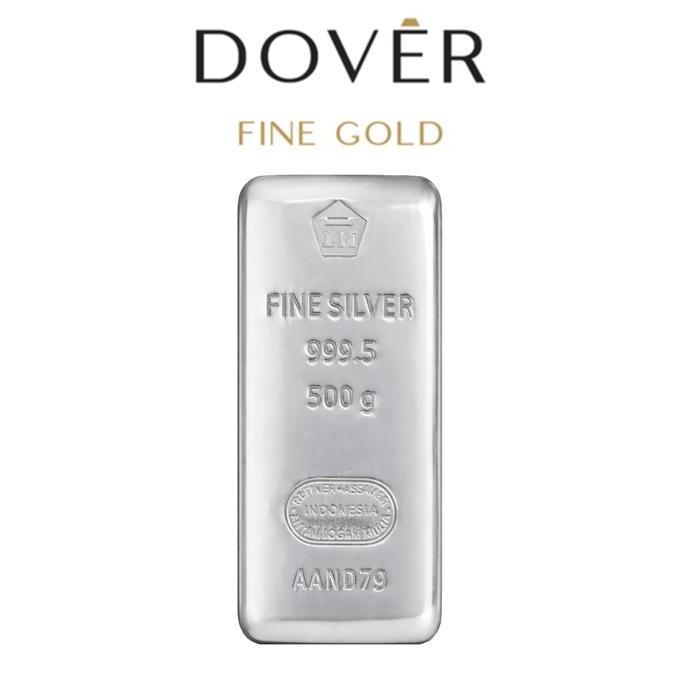 4indrashoppp - ready stock perak batangan antam silver bar tahun 2026 99.99% 500 g gr gram sertifika