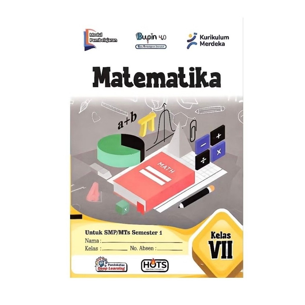 Buku LKS Bupin Matematika SMP / Mts Kelas 7, 8, 9
