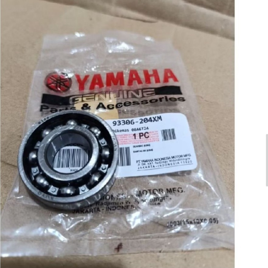 lahar /bearing 6204 lahar as pully belakang Mio m3,Mio z,soul GT 125 yamaha