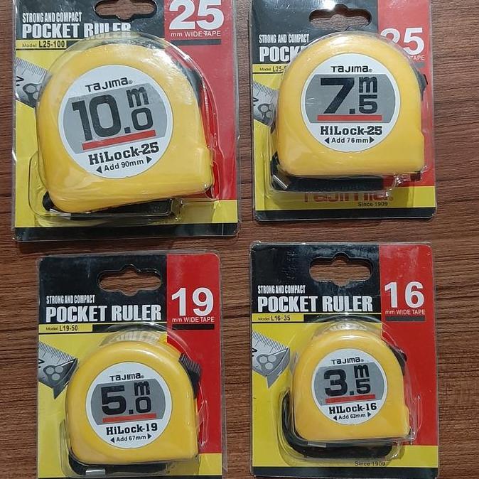 meteran tajima 7.5m/meteran tajima 5m/meteran tajima 3.5m/alat penguku