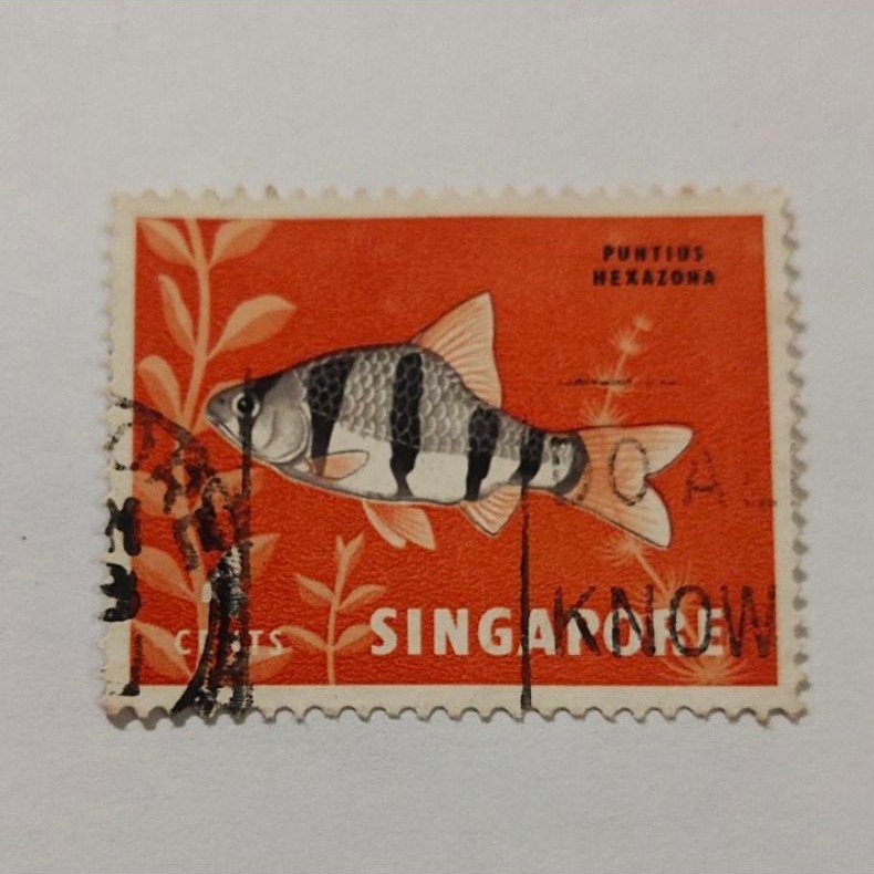 perangko kuno Singapura / Singapore