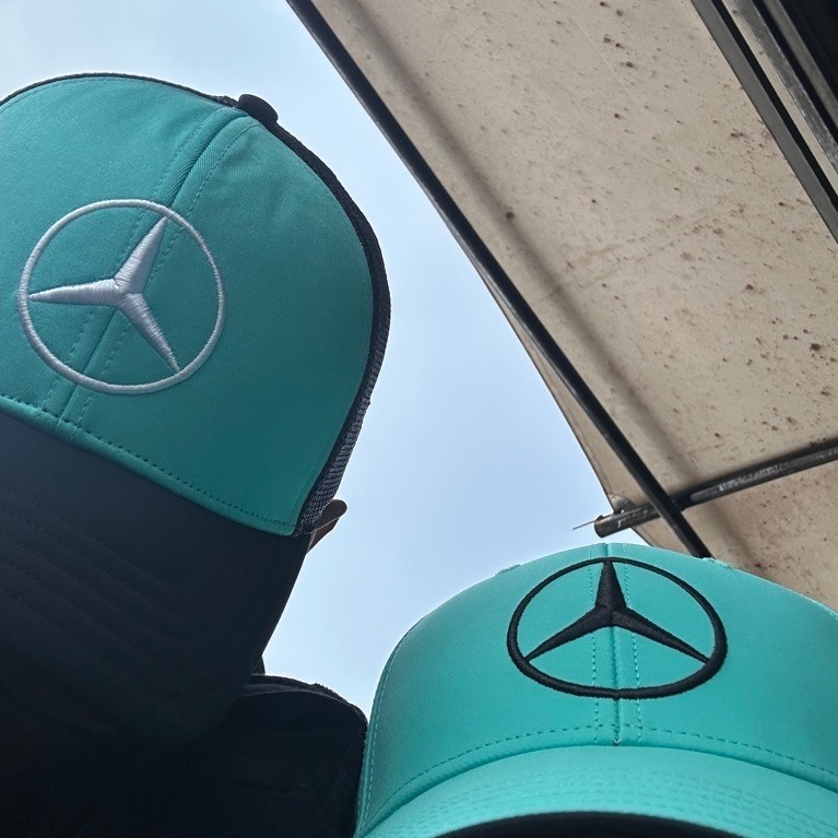topi adidas x mercy amd petronas