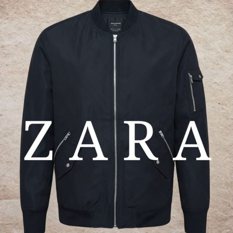 jaket zara bomber second original