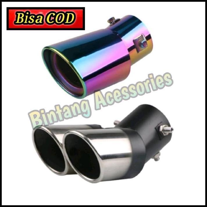 TERLARIS MUFFLER UJUNG PIPA KNALPOT MOBIL KARIMUN ESTILO 