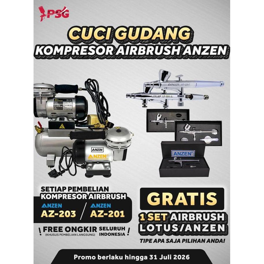ANZEN MINI AIRBRUSH COMPRESSOR AZ-201