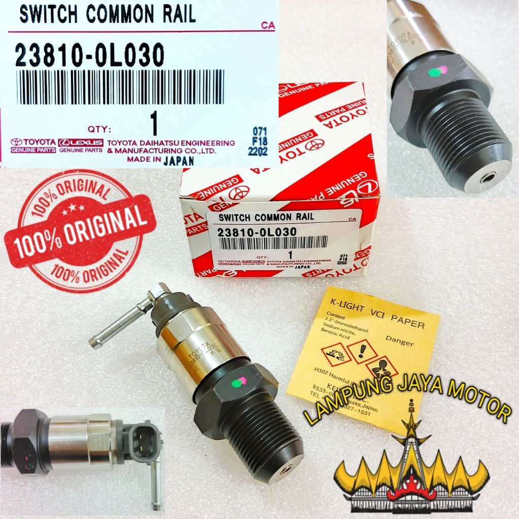 SWITCH COMMON RAIL / SENSOR FUEL PRESSURE TOYOTA HILUX VIGO