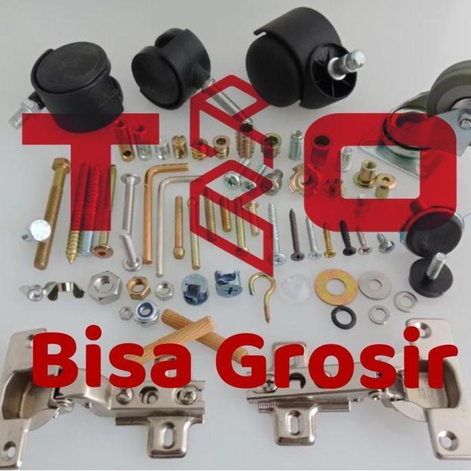 NEEW Mur Nanas M6x13 OE BESI - M6 x 13 Kunci L - Tanam Insert - Tanpa Bibir