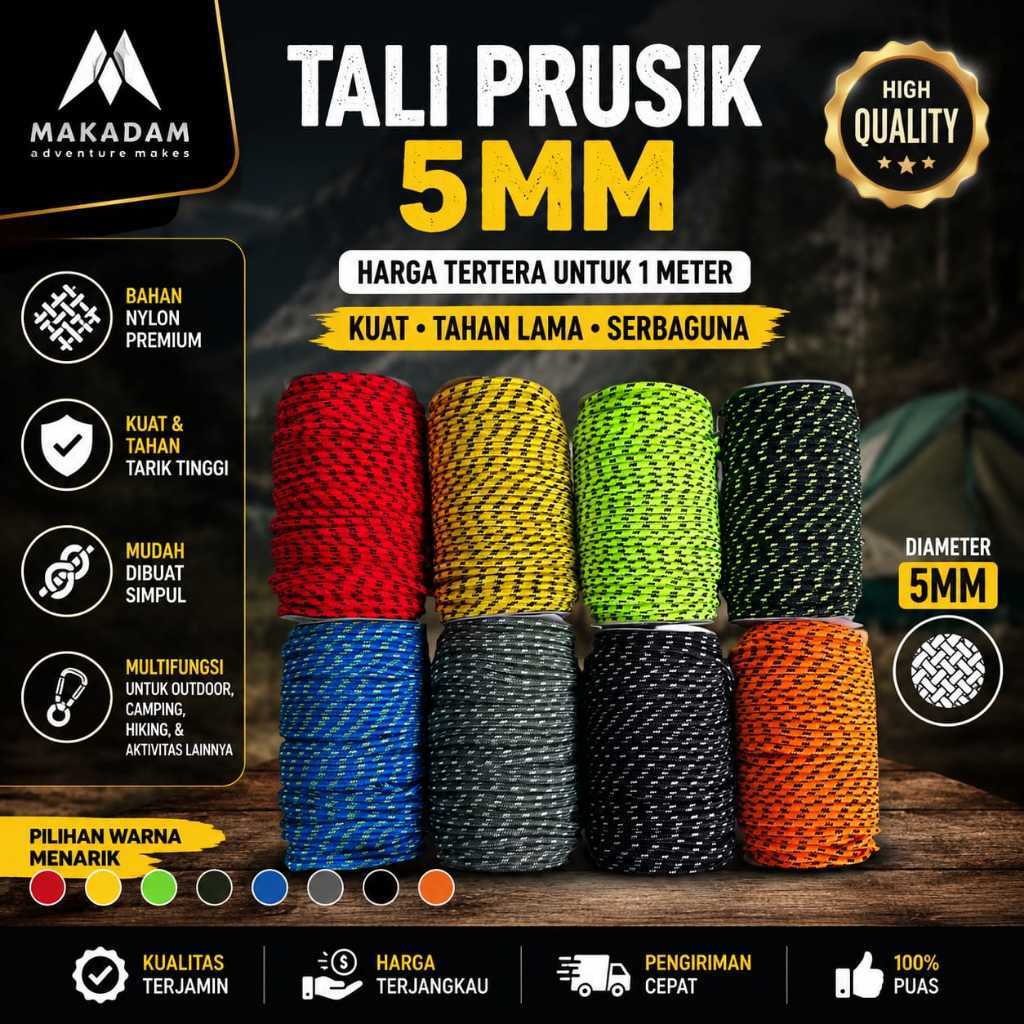Tali Prusik 5mm Harga Permeter