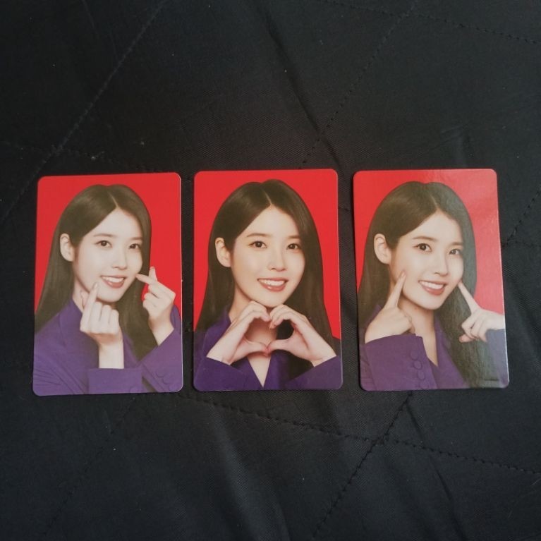 photocard IU X colgate official