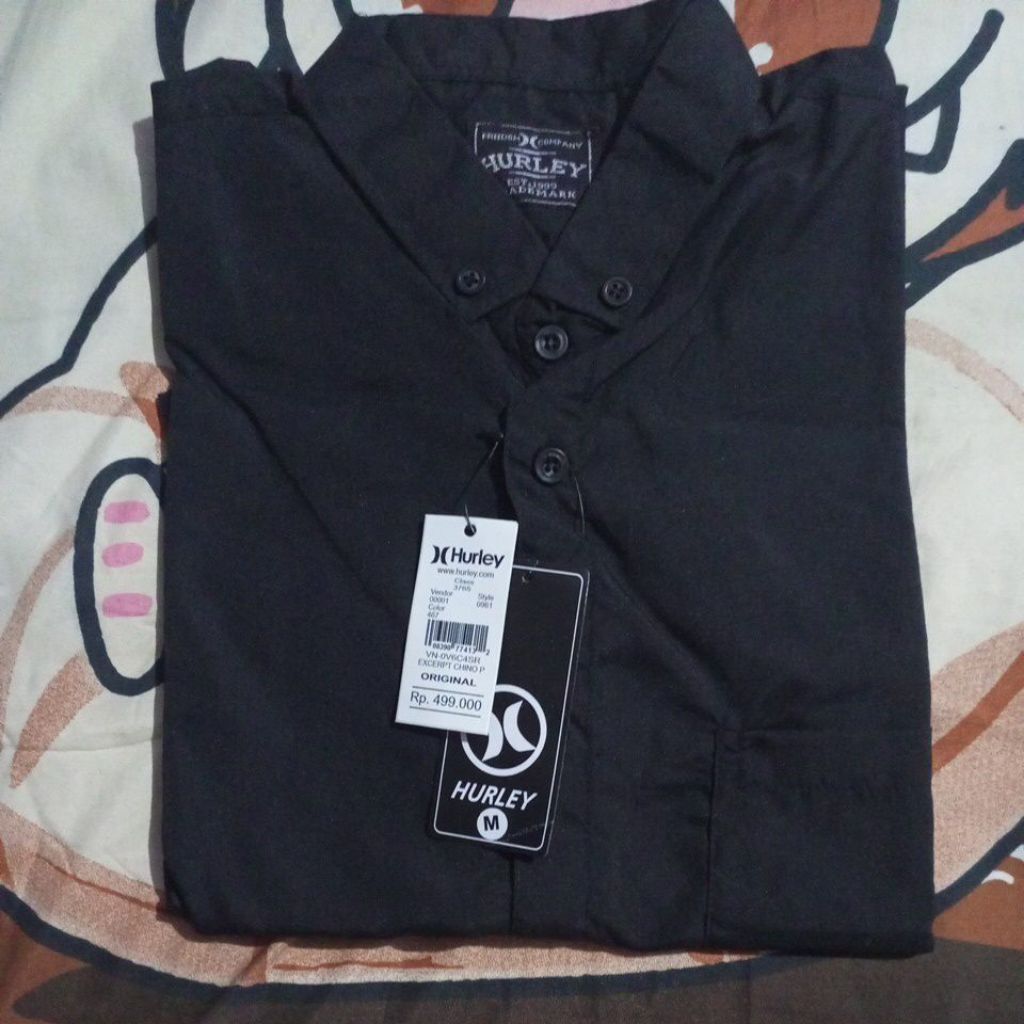 baju kemeja hurley original harga grosir