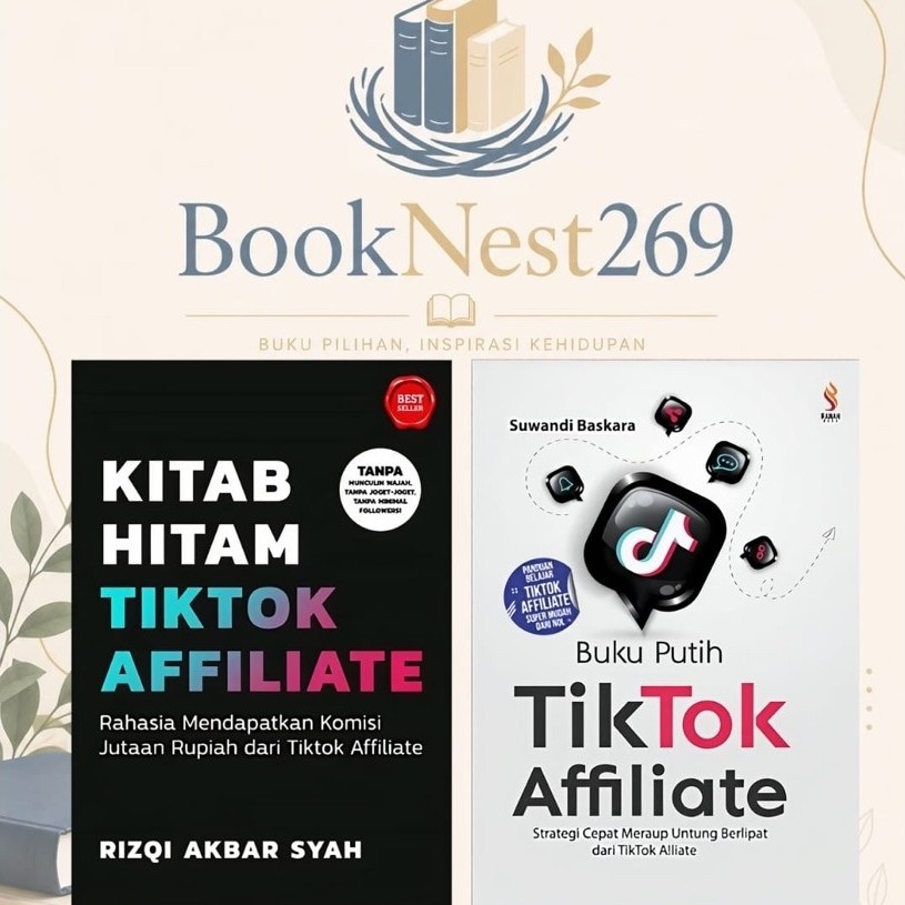KITAB HITAM TIKTOK AFFILIATE , BUKU PUTIH TIKTOK AFFILIATE