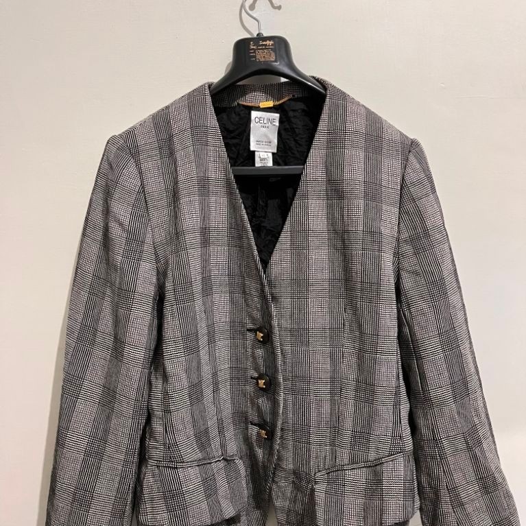 Vintage Celine Paris Women’s Wool Blazer 1980’s - Rare Mint Condition