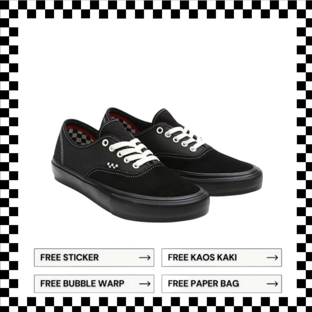 Authentic Pro Skate Black Black