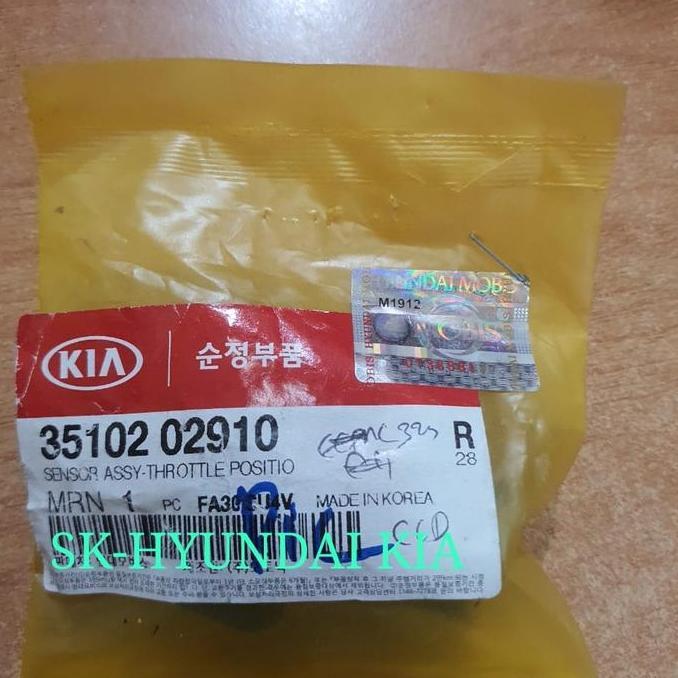 SENSOR TPS THROTTLE POSITION 35102-02910 KIA PICANTO LAMA COSMO -ASLI