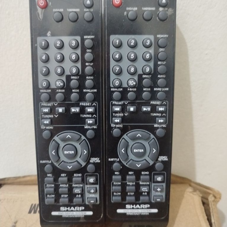 REMOT DVD HOME TEATHER SHARP